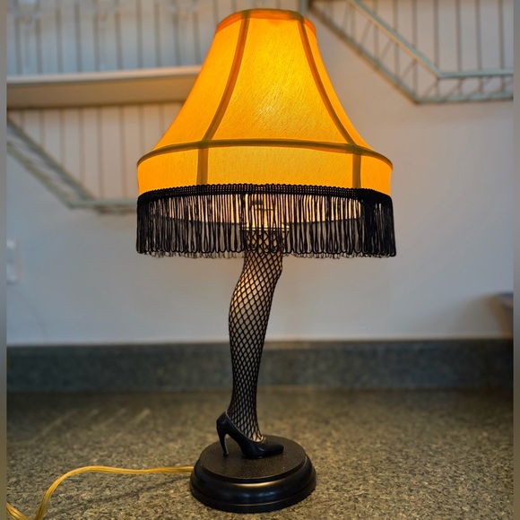 A Christmas Story Leg Lamp with Fringe - Picture 3 of 8